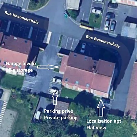 1 Lit King Size Centre Parking Prive